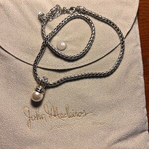 John Medeiros Pearl slider necklace